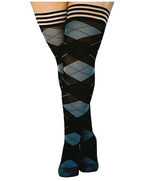 argyle thigh high stockings|Argyle Thigh High .